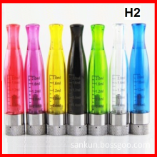 China Supplier distributor H2 Atomizer clearomizer dual coil for ecigator ecig for sale